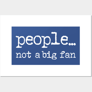 People Not a Big Fan 2 Posters and Art